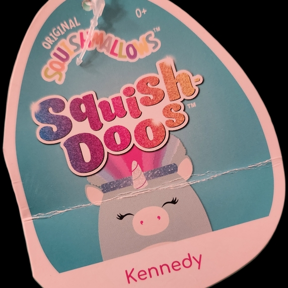 SQUISHMALLOWS KENNEDY THE UNICORN SQUISHDOOS 16" - Picture 6 of 7